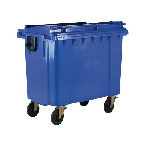 4 Wheeled bin with optional lockable lid - 1100L 4 Wheeled bin with optional lockable lid - 1100L