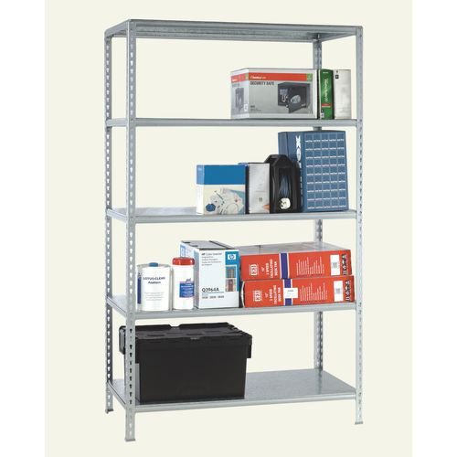 Boltless galvanised steel shelving - up to 250kg - 2000mm high bays Boltless galvanised steel shelving - up to 250kg - 2000mm high bays