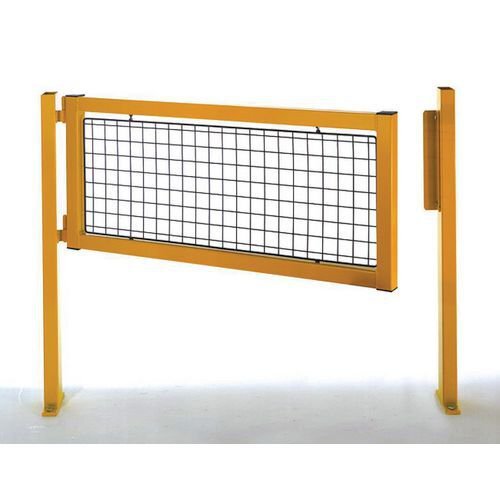 Safety barriers - Hinged access door with mesh Safety barriers - Hinged access door with mesh