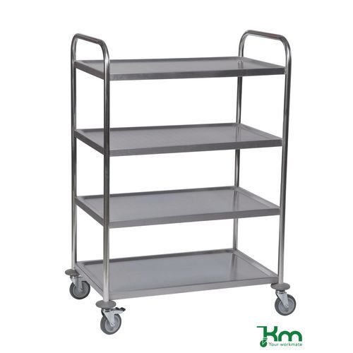 Konga stainless steel shelf trolleys - 4 Tier Konga stainless steel shelf trolleys - 4 Tier
