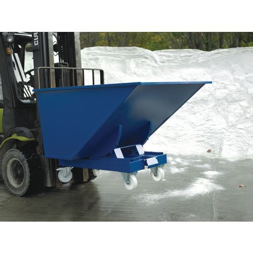 Universal forklift tipping skip, 300L capacity Universal forklift tipping skip, 300L capacity