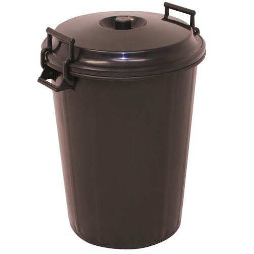 Heavy duty 100L dustbin with clip on lid Heavy duty 100L dustbin with clip on lid