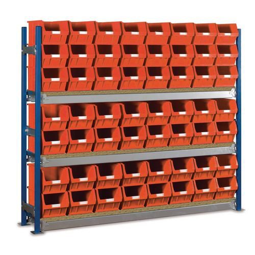 Long span bin shelving - Starter bays Long span bin shelving - Starter bays