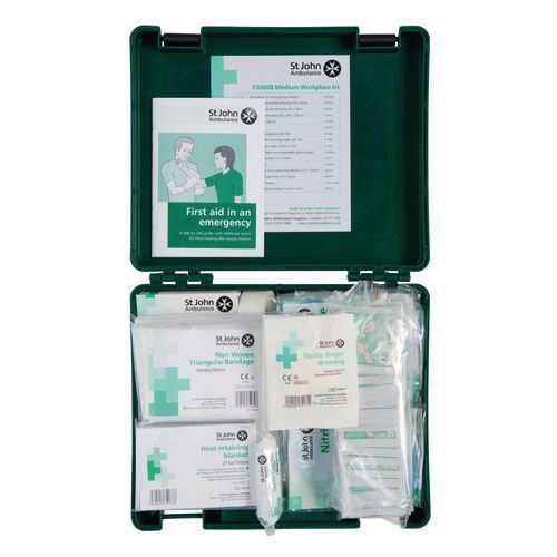 Medium BS8599-1:2019 workplace first aid kit Medium BS8599-1:2019 workplace first aid kit