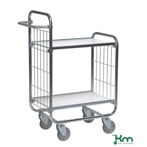 Konga order picking trolleys with adjustable shelves, H x W x L - 1120 x 470 x 1195 with 2 shelves Konga order picking trolleys with adjustable shelves, H x W x L - 1120 x 470 x 1195 with 2 shelves