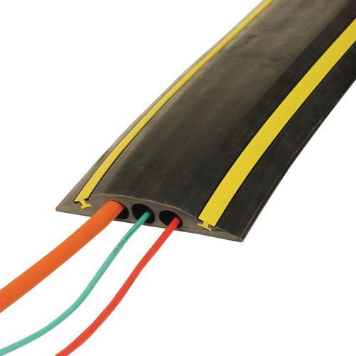 Hi-vis Industrial cable protectors - 3 x 23mm circular channels Hi-vis Industrial cable protectors - 3 x 23mm circular channels