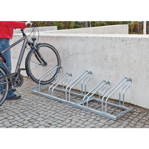 Single sided staggered cycle racks Single sided staggered cycle racks