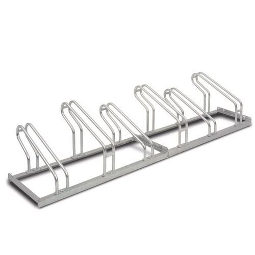 Single sided staggered cycle racks Single sided staggered cycle racks