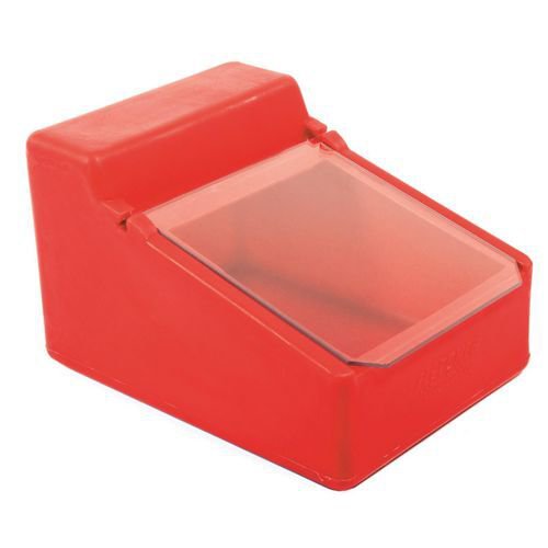 Table top ingredient bins - clear flap only Table top ingredient bins - clear flap only