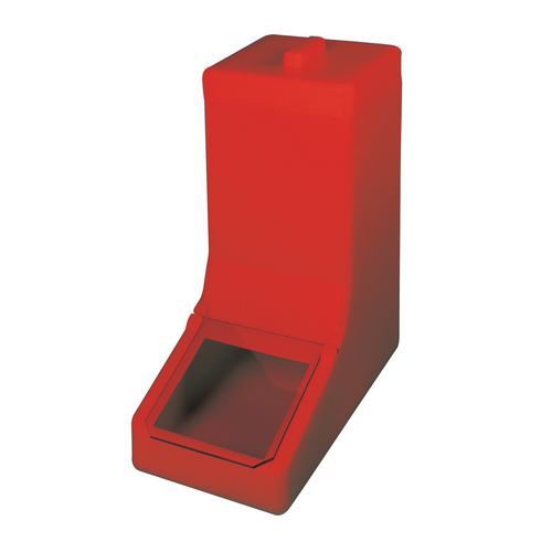Table top ingredient bins - lid and clear flap Table top ingredient bins - lid and clear flap