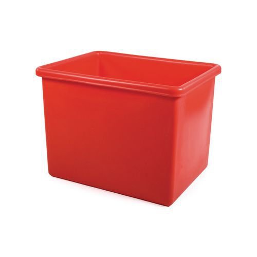 Heavy duty food grade rectangular tank, 200L Red Heavy duty food grade rectangular tank, 200L Red
