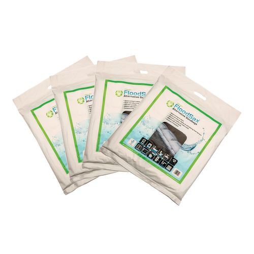 Portable water activated expanding sandbags Portable water activated expanding sandbags