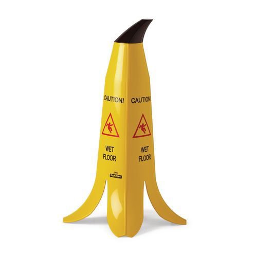 Banana cone© wet floor sign Banana cone© wet floor sign