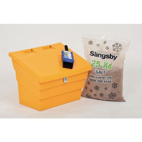 50L Basic salt and grit bin kit with locking lid 50L Basic salt and grit bin kit with locking lid