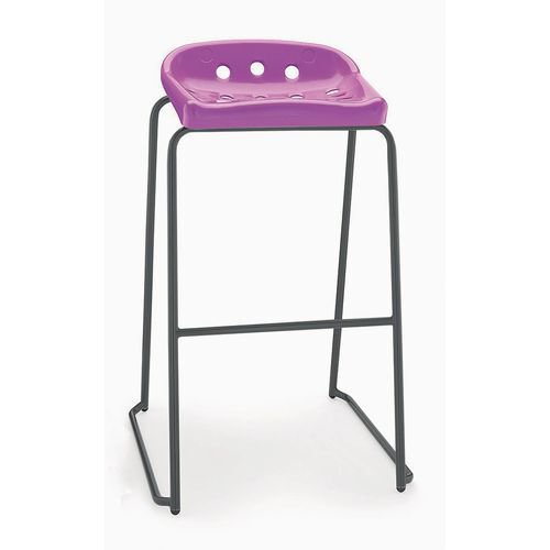 Polypropylene stacking stools - Set of 4 Polypropylene stacking stools - Set of 4