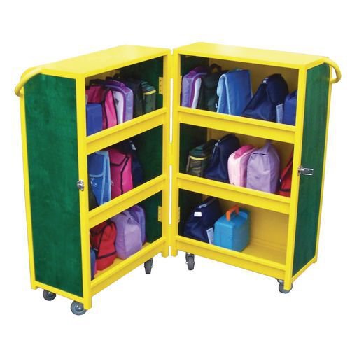 Lockable lunchbox trolley Lockable lunchbox trolley