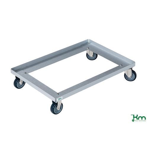 Konga zinc plated Euro container dollies Konga zinc plated Euro container dollies