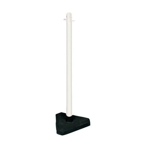 Plastic chain barrier system - Freestanding plastic post Plastic chain barrier system - Freestanding plastic post