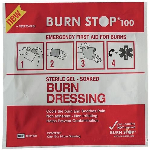 Burn stop dressing - 10 x 10cm Burn stop dressing - 10 x 10cm