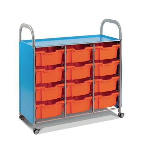 Gratnell Callero mobile tray storage trolleys Gratnell Callero mobile tray storage trolleys