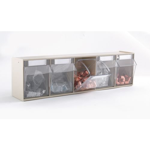 Clear tilting drawer units Clear tilting drawer units