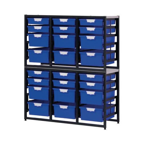 Premium static tray storage racks - A4 size trays Premium static tray storage racks - A4 size trays