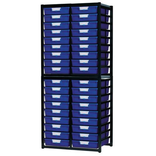 Premium static tray storage racks - A4 size trays Premium static tray storage racks - A4 size trays