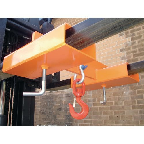 Heavy duty forklift mounted crane hooks Heavy duty forklift mounted crane hooks