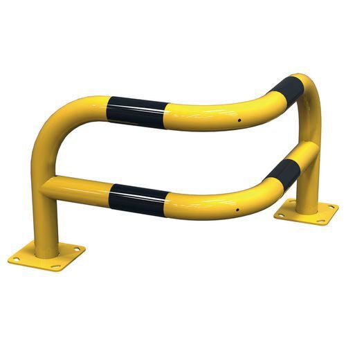 Angled corner safety barrier Angled corner safety barrier