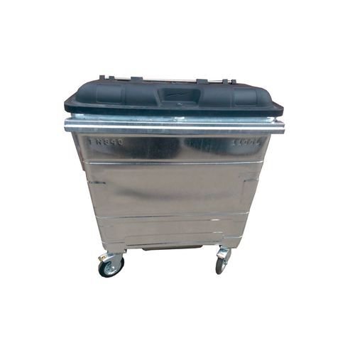 Galvanised 4 wheel bins Galvanised 4 wheel bins