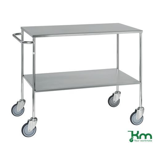 Konga stainless steel laminated shelf trolleys Konga stainless steel laminated shelf trolleys