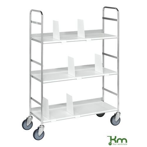 Konga mobile shelf trolleys, 3 tier Konga mobile shelf trolleys, 3 tier