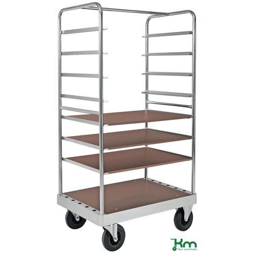 Konga extra heavy duty zinc plated table top trolleys Konga extra heavy duty zinc plated table top trolleys
