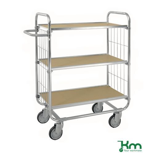 Konga ESD shelf trolleys - 3 shelves Konga ESD shelf trolleys - 3 shelves