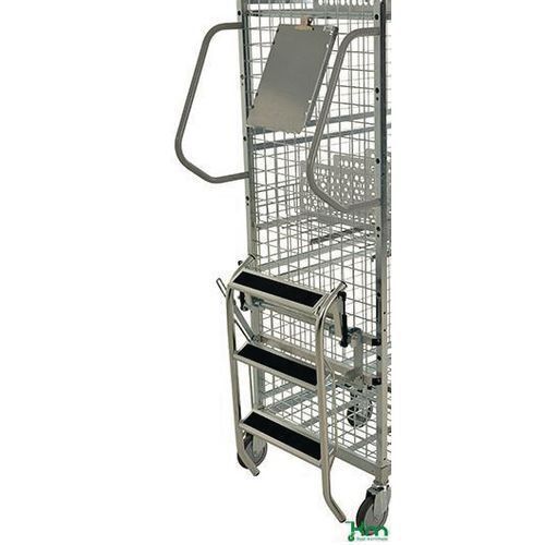 Konga medium duty shelf trolley system - ladder with 2 handles Konga medium duty shelf trolley system - ladder with 2 handles