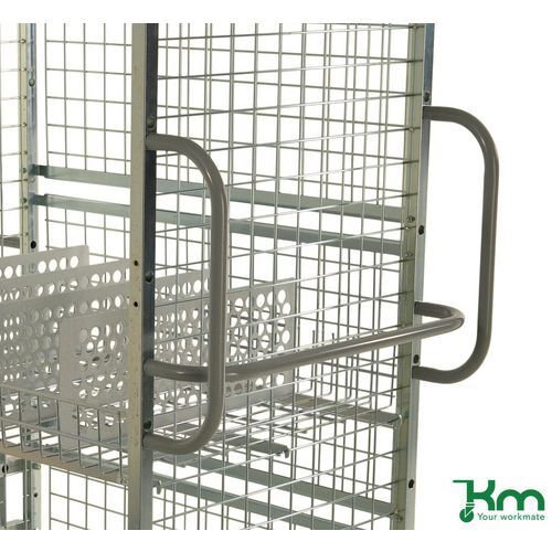 Konga medium duty shelf trolley system - vertical handle Konga medium duty shelf trolley system - vertical handle