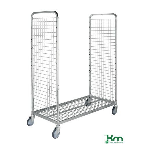 Konga medium duty shelf trolley system, braked wheels Konga medium duty shelf trolley system, braked wheels