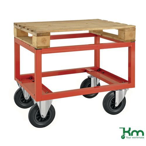Konga raised pallet dollies - half-Euro pallet size Konga raised pallet dollies - half-Euro pallet size