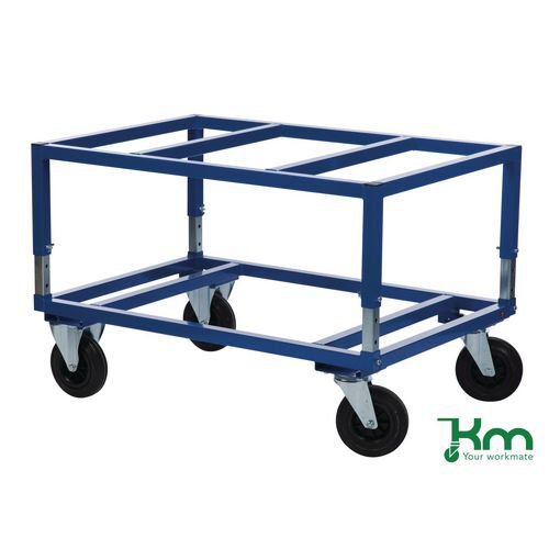 Konga height adjustable pallet dollies - Euro pallet size Konga height adjustable pallet dollies - Euro pallet size