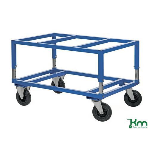 Konga height adjustable pallet dollies - UK pallet size Konga height adjustable pallet dollies - UK pallet size