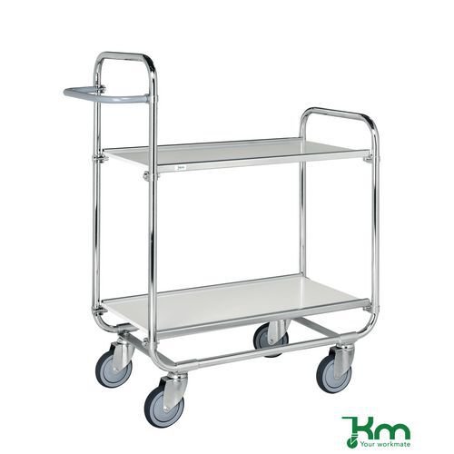 Konga order picking trolleys with adjustable shelves and open ends Konga order picking trolleys with adjustable shelves and open ends