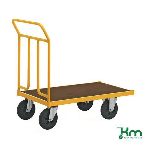 Konga heavy duty platform truck - 950mm platform, rubber tyres Konga heavy duty platform truck - 950mm platform, rubber tyres