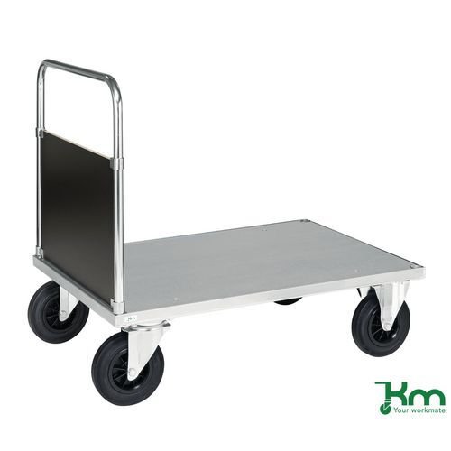 Konga heavy duty galvanised platform truck, single ended Konga heavy duty galvanised platform truck, single ended
