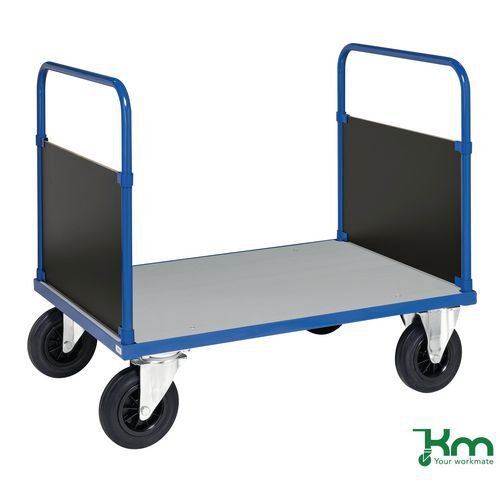 Konga galvanised steel deck platform trucks, double ended Konga galvanised steel deck platform trucks, double ended