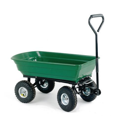 Lightweight dump turntable truck, 125 litre capacity Lightweight dump turntable truck, 125 litre capacity