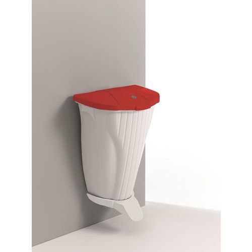 Wall mounted pedal bin Wall mounted pedal bin