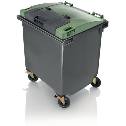 1100L flat lid (lid in lid) wheelie bin 1100L flat lid (lid in lid) wheelie bin