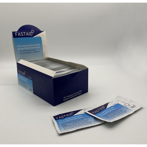 Surface disinfectant alcohol wipes - Pack 50 Surface disinfectant alcohol wipes - Pack 50