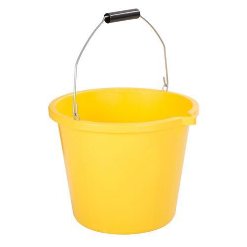 13L Yellow Builder's Bucket 13L Yellow Builder's Bucket