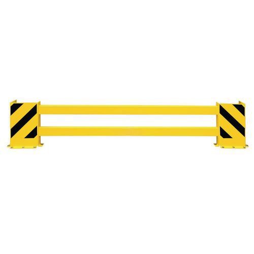 Racking end frame protectors with side protection and polypropylene rails Racking end frame protectors with side protection and polypropylene rails